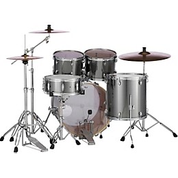 Pearl Export Standard 5-Piece Drum Set with Hardware Smokey Chrome