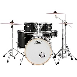Pearl Export Standard 5-Piece Drum Set with Hardware Jet Black