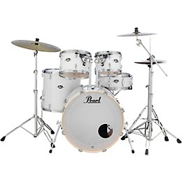 Pearl Export Standard 5-Piece Drum Set with Hardware Pure White