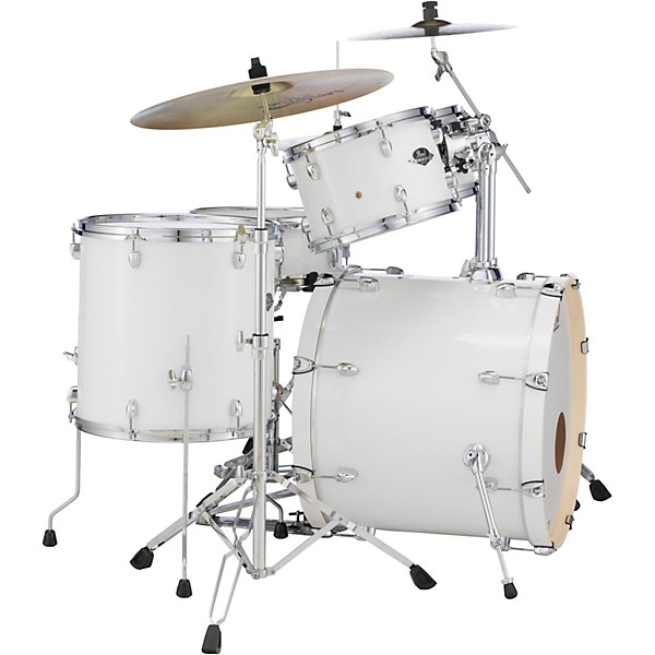 Pearl Export Standard 5-Piece Drum Set with Hardware Pure White