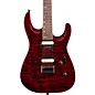 Jackson Pro Dinky DK2QHT Rosewood Fingerboard Quilted Maple Top Transparent Red thumbnail