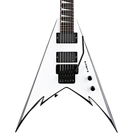 Jackson Phil Demmel Signature Demmelition Pro King V White with Black Bevels