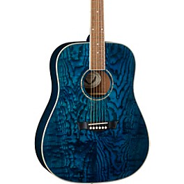 Dean AXS Dreadnought Quilt Acoustic Guitar Transparent Blue Dean AXS Dreadnought Quilt Acoustic Guitar Transparent Blue