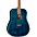 Dean AXS Dreadnought Quilt Acoustic Guitar Transparent Blue Dean AXS Dreadnought Quilt Acoustic Guitar Transparent Blue