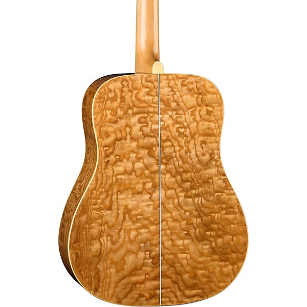 Dean AXS Dreadnought Quilt Acoustic Guitar Natural