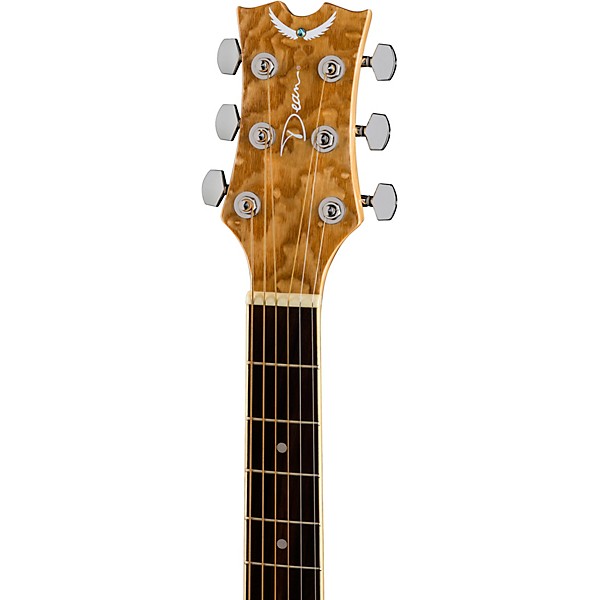 Dean AXS Dreadnought Quilt Acoustic Guitar Natural