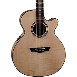 Dean Performer Ultra Flame Maple Acoustic-Electric Guitar Natural