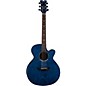 Dean Performer Ultra Quilt Acoustic-Electric Guitar Transparent Blue