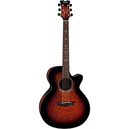 Dean Performer Ultra Quilt Acoustic-Electric Guitar Tiger Eye