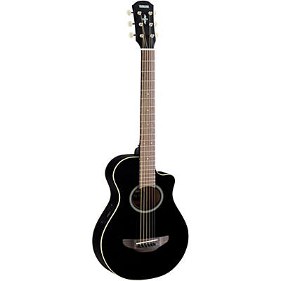 Yamaha Apxt2 3/4 Thinline Acoustic-Electric Cutaway Guitar Black for sale