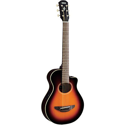 Yamaha Apxt2 3/4 Thinline Acoustic-Electric Cutaway Guitar Old Violin Sunburst for sale
