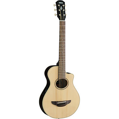 Yamaha Apxt2 3/4 Thinline Acoustic-Electric Cutaway Guitar Natural for sale