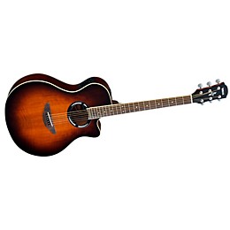 Yamaha Mango Top Acoustic-Electric Guitar Tobacco Brown Sunburst
