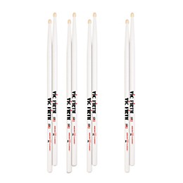Vic Firth American Classic Drumsticks 7A (4-for-3 Value Pack) White 7A