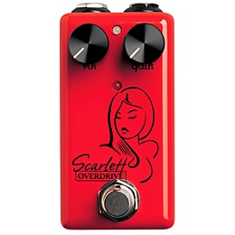 Open Box Red Witch Scarlett Overdrive Guitar Effects Pedal Level 1