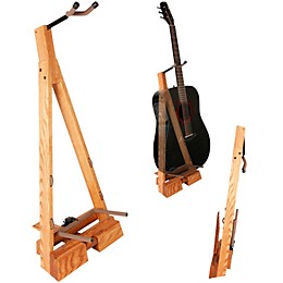 Open Box String Swing Guitar Hardwood Floor Stand Level 1