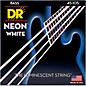 DR Strings Hi-Def NEON White Coated Medium 4-String Bass Strings thumbnail