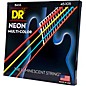 DR Strings Hi-Def NEON Multi-Color Coated Medium 4-String Bass Strings