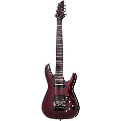 Schecter Guitar Research Hellraiser C-7 With Floyd Rose Sustaniac Electric Guitar Black Cherry for sale