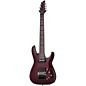 Schecter Guitar Research Hellraiser C-7 With Floyd Rose Sustaniac Electric Guitar Black Cherry