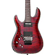 Schecter Guitar Research Hellraiser C-1 With Floyd Rose Sustaniac Left-Handed Electric Guitar Black Cherry for sale