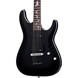 Open Box Schecter Guitar Research Damien Platinum 6 Electric Guitar Level 2 Satin Black 190839774743