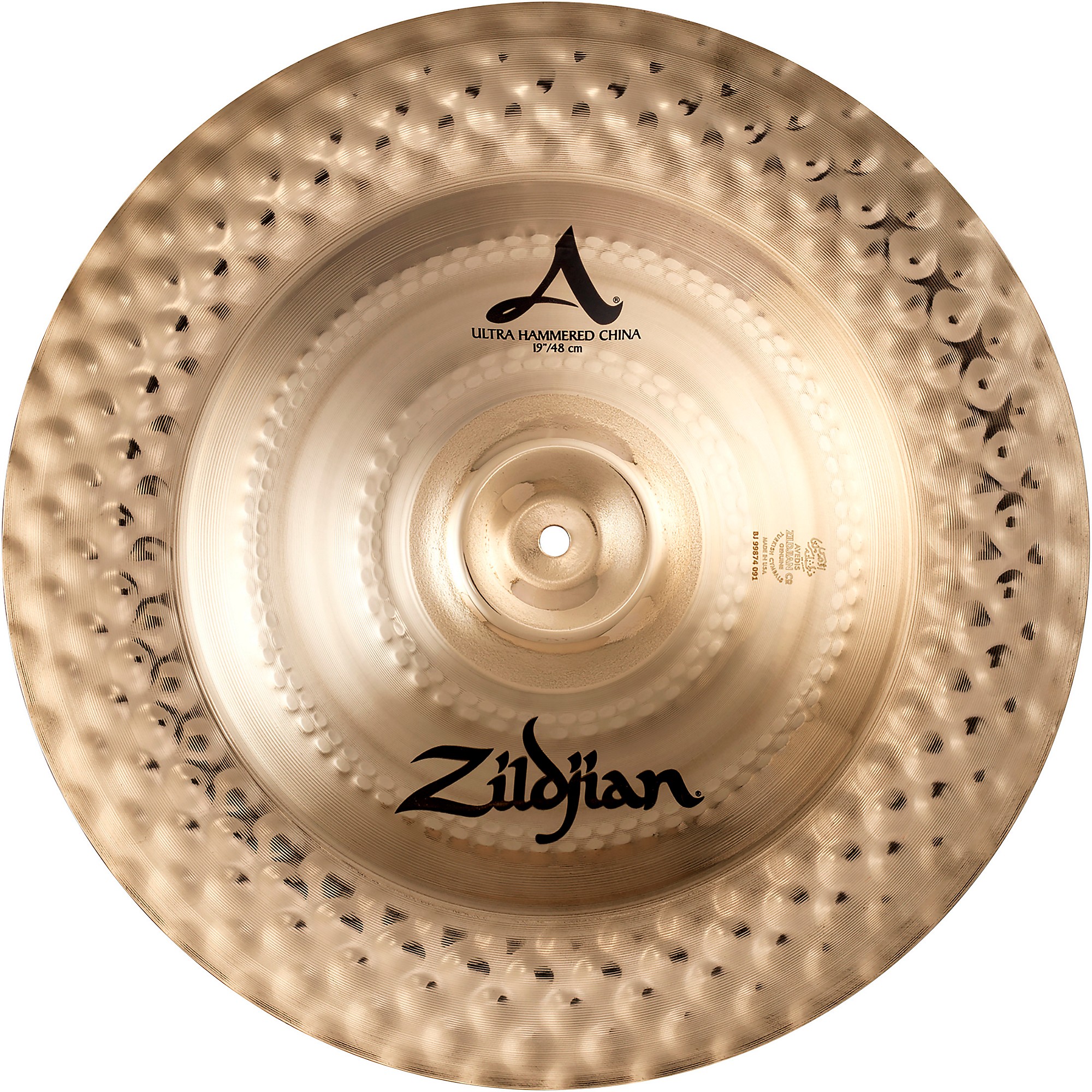 Zildjian A Series Ultra Hammered China Cymbal Brilliant 19 in 