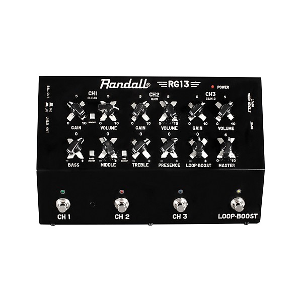 Open Box Randall RG13 IW Solid State Guitar Pedal Amplifier Level 1 Black