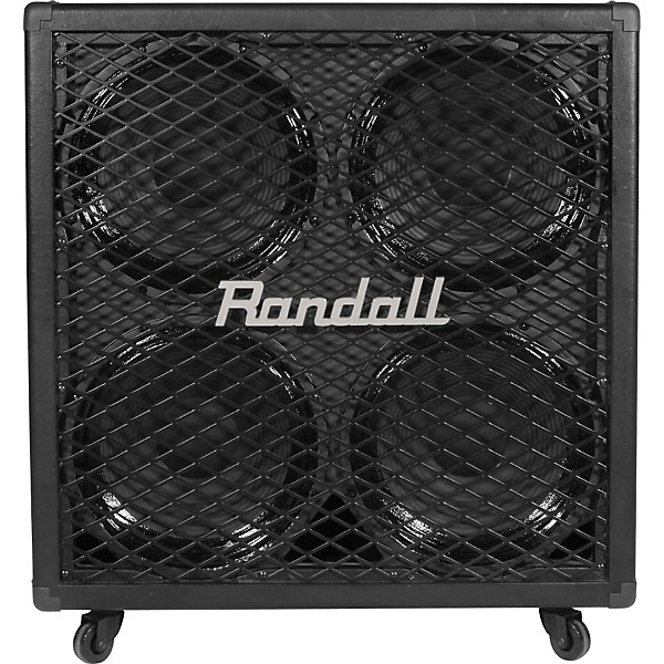 Open Box Randall RG412 4x12 200W Guitar Speaker Cabinet Level 2 Black 190839155122