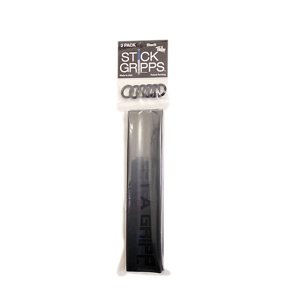 Stick Gripps Ring and Sleeve (3 Pairs) Black | Guitar Center