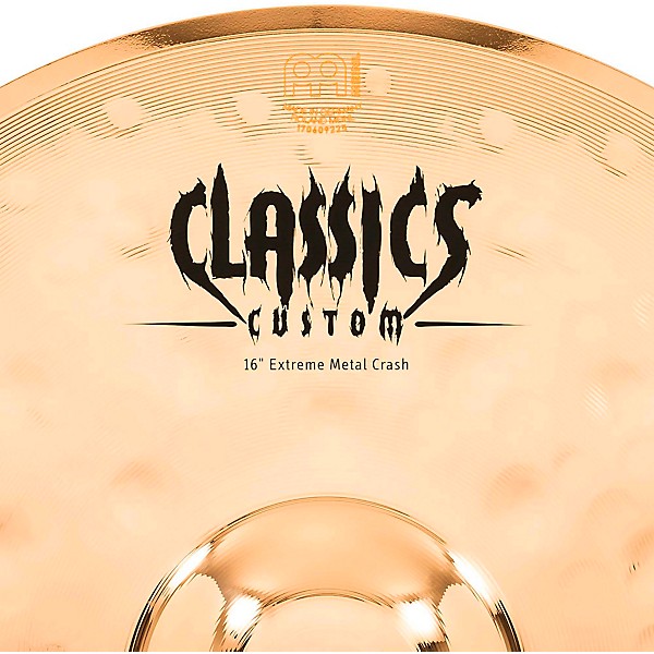 MEINL Classics Custom Extreme Metal Crash Cymbal 16 in.