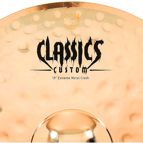 Open Box MEINL Classics Custom Extreme Metal Crash Cymbal Level 2 19 in. 197881136154