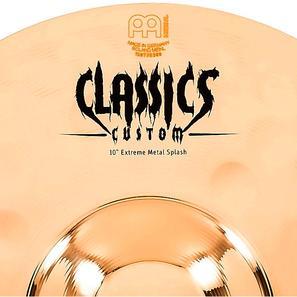 MEINL Classics Custom Extreme Metal Splash Cymbal 10 in.