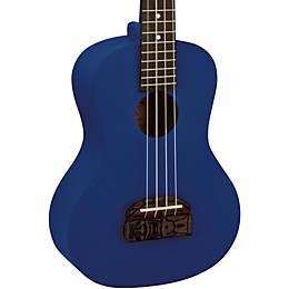 Kohala Tiki Concert Ukulele Ocean Blue