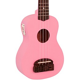 Kohala Tiki Soprano Ukulele with Tuner Pink