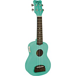 Kohala Tiki Soprano Ukulele with Tuner Sea Foam Green