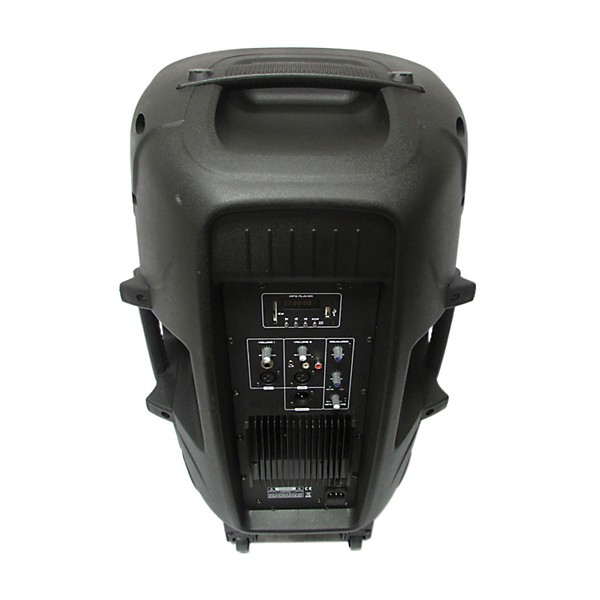 Open Box Gem Sound PXB150USB 15" Powered Speaker with USB/SD Media Player/Wheels Level 2 Regular 190839378415