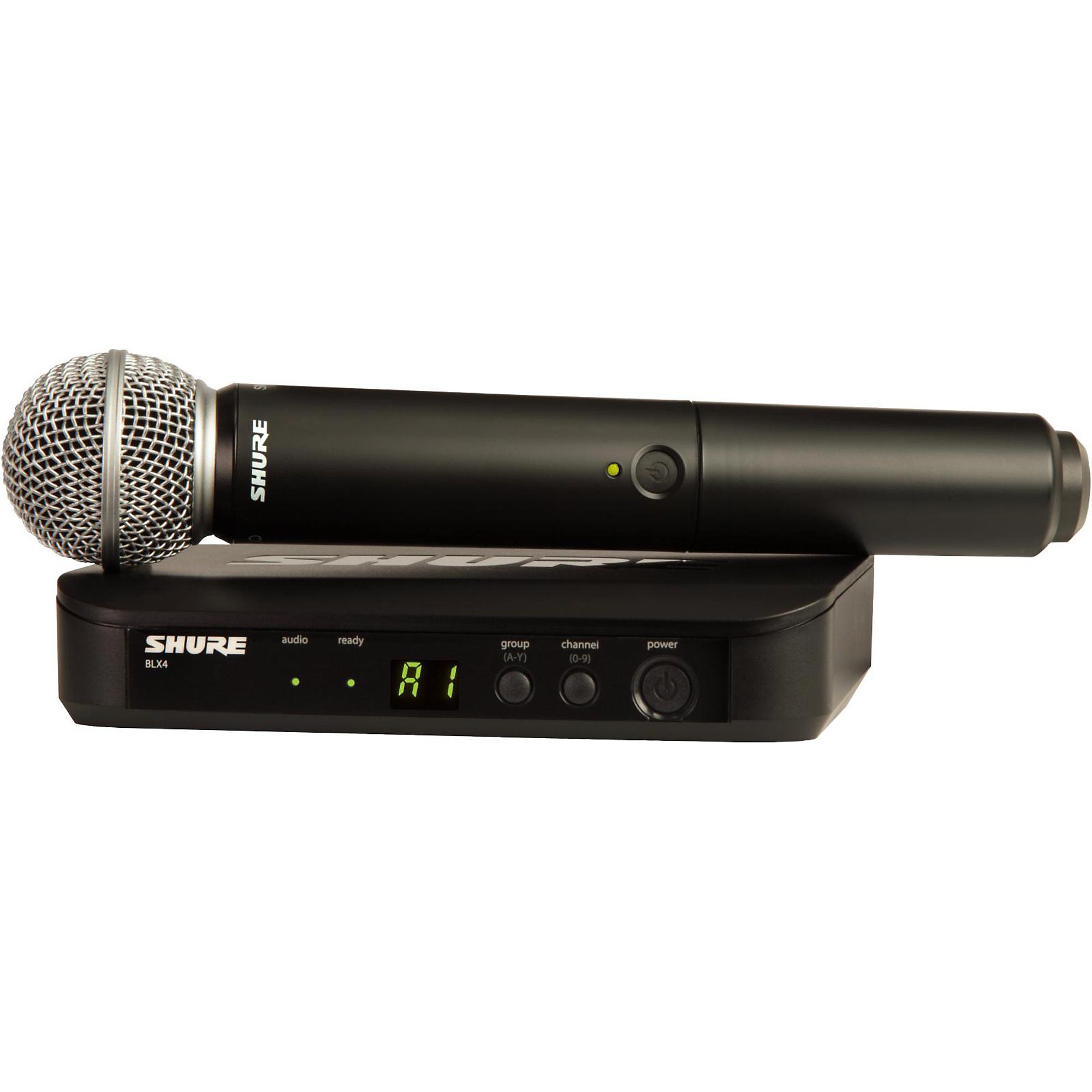 Shure BLX24/SM58 Handheld Wireless System With SM58 Capsule Band