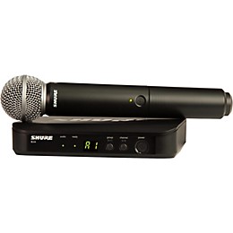 Open Box Shure BLX24/SM58 Handheld Wireless System with SM58 Capsule Level 1 Band H10