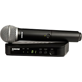 Shure BLX24 Handheld Wireless System With PG58 Capsule Band... Shure BLX24 Handheld Wireless System With PG58 Capsule Band H9