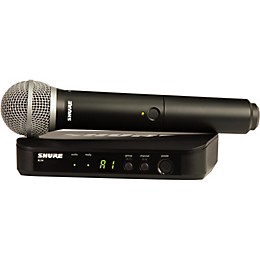 Shure BLX24 Handheld Wireless System With PG58 Capsule Band H10