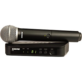 Shure BLX24 Handheld Wireless System With PG58 Capsule Ban... Shure BLX24 Handheld Wireless System With PG58 Capsule Band H10