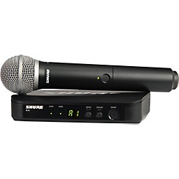 Shure BLX24 Handheld Wireless System With PG58 Capsule Band H11