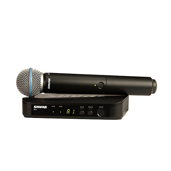 Shure BLX24/B58 Handheld Wireless System With BETA 58A Capsule Band J10