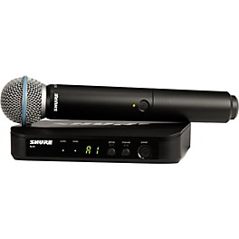 Shure BLX24/B58 Handheld Wireless System With BETA ... Shure BLX24/B58 Handheld Wireless System With BETA 58A Capsule Band H9