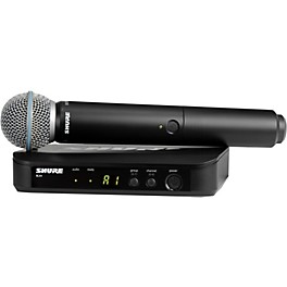 Shure BLX24/B58 Handheld Wireless System With BETA... Shure BLX24/B58 Handheld Wireless System With BETA 58A Capsule Band H10