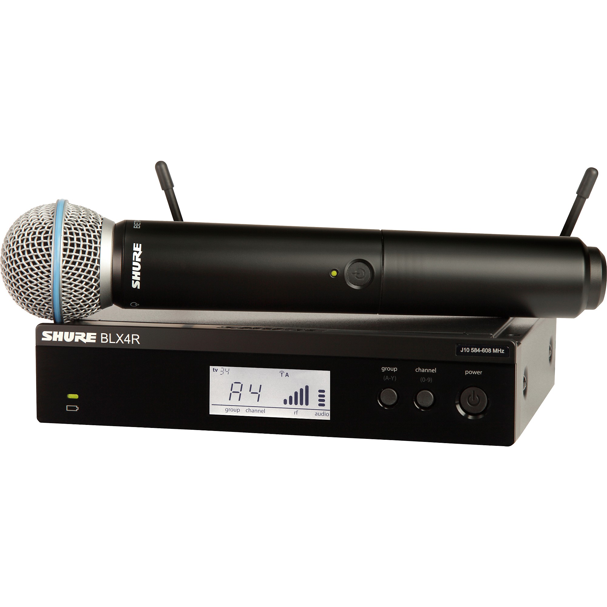 Shure BLX24R/B58 Wireless System With Rackmountable Receiver