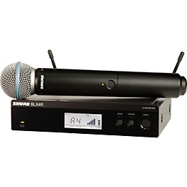 Shure BLX24R/B58 Wir... Shure BLX24R/B58 Wireless System With Rackmountable Receiver and BETA 58A Microphone Capsule Band J11