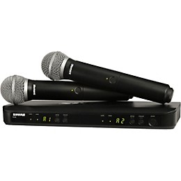 Shure BLX288/PG58 Dual-Channel Wireless System With Two PG58 Handheld Transmitters Band J11