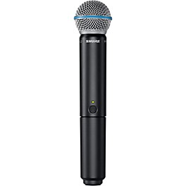 Shure BLX2/B58 Handheld Wireless Transmitter W... Shure BLX2/B58 Handheld Wireless Transmitter With BETA 58A Capsule Band H10